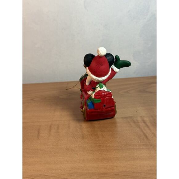 Mickey Mouse Train Christmas Ornnament Conductor Santa - Picture 4 of 8